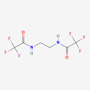 molecular formula C6H6F6N2O2 B6323906 N,N'-1,2-Ethanediylbis(2,2,2-trifluoroacetamide) CAS No. 360-43-0