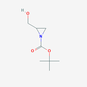 molecular formula C8H15NO3 B6323911 2-(羟甲基)氮杂环丙烷-1-羧酸叔丁酯 CAS No. 498576-71-9