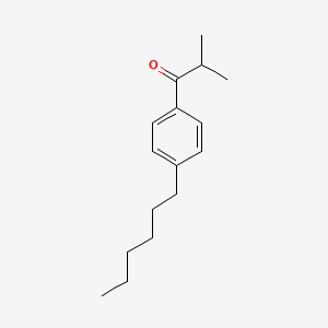 molecular formula C16H24O B6323933 4'-Hexyl-2-methylpropiophenone CAS No. 2173091-59-1