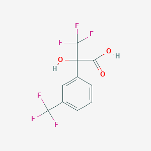 molecular formula C10H6F6O3 B6324046 3,3,3-Trifluoro-2-hydroxy-2-(3-trifluoromethylphenyl)propionic acid CAS No. 1542528-41-5