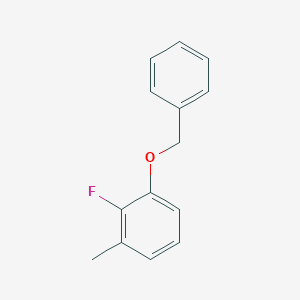 molecular formula C14H13FO B6324083 1-(Benzyloxy)-2-fluoro-3-methylbenzene CAS No. 947279-18-7
