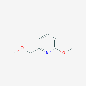 molecular formula C8H11NO2 B6324114 2-Methoxy-6-(methoxymethyl)pyridine CAS No. 2379322-23-1