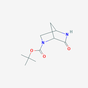 molecular formula C10H16N2O3 B6324135 tert-Butyl 6-oxo-2,5-diazabicyclo[2.2.1]heptane-2-carboxylate CAS No. 852875-99-1
