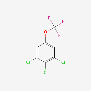 molecular formula C7H2Cl3F3O B6324155 3,4,5-Trichloro-(trifluoromethoxy)benzene CAS No. 1858250-54-0