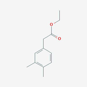 molecular formula C12H16O2 B6324185 (3,4-Dimethylphenyl)acetic acid ethyl ester, 97% CAS No. 105337-17-5