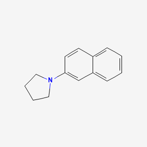 molecular formula C14H15N B6324202 1-(2-萘基)吡咯烷 CAS No. 13672-14-5