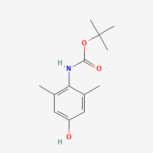 molecular formula C13H19NO3 B6324418 tert-Butyl 4-hydroxy-2,6-dimethylphenylcarbamate CAS No. 1313430-55-5