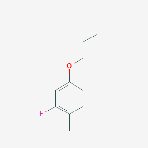 molecular formula C11H15FO B6324472 4-Butoxy-2-fluoro-1-methylbenzene CAS No. 1693661-00-5