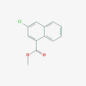 molecular formula C12H9ClO2 B6324513 Methyl 3-chloronaphthalene-1-carboxylate CAS No. 16650-62-7