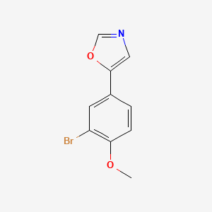5-(3-Bromo-4-methoxyphenyl)-1,3-oxazole