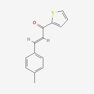 molecular formula C14H12OS B6324525 (2E)-3-(4-Methylphenyl)-1-(thiophen-2-yl)prop-2-en-1-one CAS No. 79442-34-5