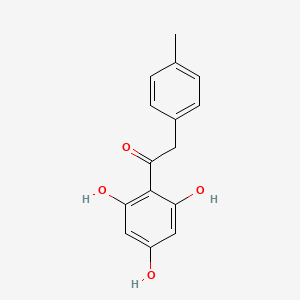molecular formula C15H14O4 B6324542 1-(2,4,6-三羟基苯基)-2-对甲基苯乙酮 CAS No. 59108-68-8
