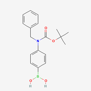 4-[(1,1-Dimethylethoxy)carbonyl](phenylmethyl)aminophenylboronic acid
