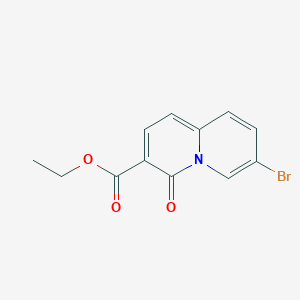 molecular formula C12H10BrNO3 B6324575 Ethyl 7-bromo-4-oxo-quinolizine-3-carboxylate CAS No. 880869-90-9