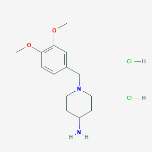 1-(3,4-Dimethoxybenzyl)piperidin-4-amine (2HCl)