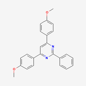 2-Phenyl-4,6-bis(4-methoxyphenyl)pyrimidine