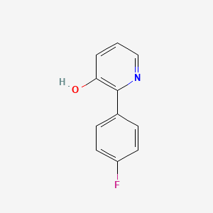 molecular formula C11H8FNO B6324709 2-(4-Fluorophenyl)-3-hydroxypyridine, 95% CAS No. 478483-55-5