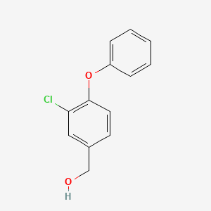 molecular formula C13H11ClO2 B6324851 3-Chloro-4-phenoxyphenyl)methanol CAS No. 1228582-53-3