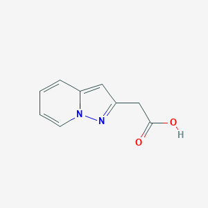 molecular formula C9H8N2O2 B6324868 Pyrazolo[1,5-a]pyridine-2-acetic acid CAS No. 1279821-25-8