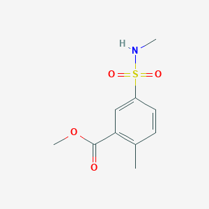 molecular formula C10H13NO4S B6324869 2-Methyl-5-methylsulfamoyl-benzoic acid methyl ester, 95% CAS No. 1878025-33-2