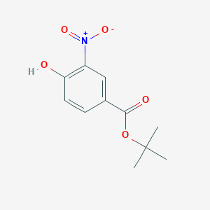 molecular formula C11H13NO5 B6324902 tert-Butyl 4-hydroxy-3-nitrobenzoate, 95% CAS No. 273939-22-3