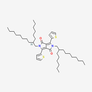 molecular formula C46H72N2O2S2 B6324904 2,5-双(2-己基癸基)-3,6-二(2-噻吩基)吡咯并[3,4-c]吡咯-1,4(2H,5H)-二酮 CAS No. 1044598-80-2