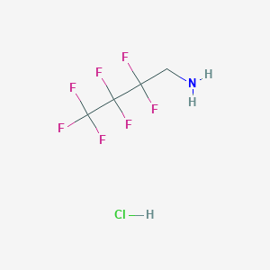 molecular formula C4H5ClF7N B6324917 2,2,3,3,4,4,4-七氟丁胺盐酸盐 CAS No. 2794-75-4