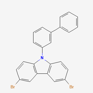 9-([1,1'-Biphenyl]-3-yl)-3,6-dibromo-9H-carbazole