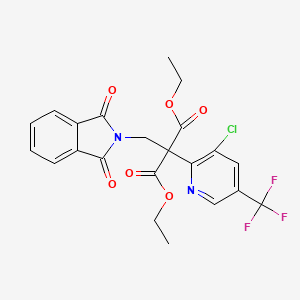 2-(3-Chloro-5-trifluoromethyl-pyridin-2-yl)-2-(1,3-dioxo-1,3-dihydro-isoindol-2-yl)-malonic acid diethyl ester, 95%