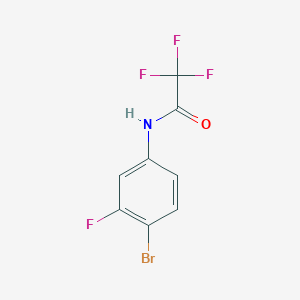 molecular formula C8H4BrF4NO B6324945 N-(4-Bromo-3-fluorophenyl)-2,2,2-trifluoroacetamide CAS No. 1496430-32-0