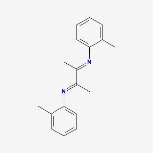 molecular formula C18H20N2 B6324985 2,3-Bis-(2-methylphenylimino)butane CAS No. 26816-76-2