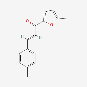 molecular formula C15H14O2 B6325013 (2E)-1-(5-Methylfuran-2-yl)-3-(4-methylphenyl)prop-2-en-1-one CAS No. 1373947-42-2