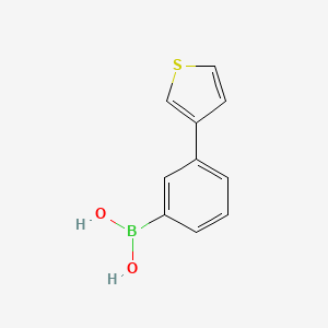 molecular formula C10H9BO2S B6325024 3-(3-Thienyl)phenylboronic acid CAS No. 475206-83-8