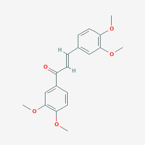 molecular formula C19H20O5 B6325033 (2E)-1,3-双(3,4-二甲氧基苯基)丙-2-烯-1-酮 CAS No. 130768-85-3