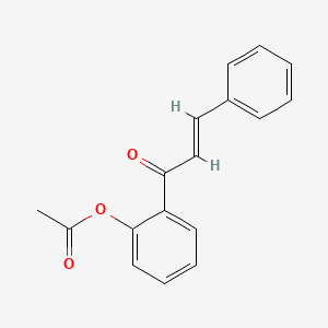 molecular formula C17H14O3 B6325065 2-Cinnamoylphenyl acetate CAS No. 16619-45-7