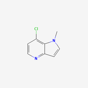 molecular formula C8H7ClN2 B6325082 7-Chloro-1-methyl-1H-pyrrolo[3,2-b]pyridine CAS No. 1547041-34-8