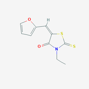 3-Ethyl-5-(2-furylmethylene)-2-thioxo-1,3-thiazolidin-4-one