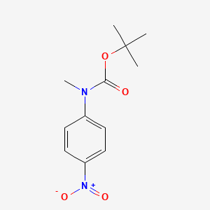 molecular formula C12H16N2O4 B6325087 t-Butyl methyl 4-nitrophenylcarbamate CAS No. 474020-88-7