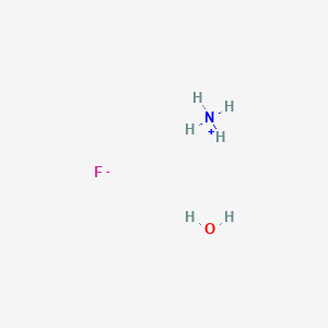 molecular formula FH6NO B6325103 Ammonium fluoride hydrate, 99.995% (metals basis) CAS No. 12331-96-3