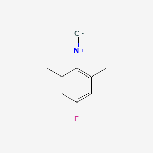 molecular formula C9H8FN B6325104 5-Fluoro-2-isocyano-1,3-dimethyl-benzene;  95% CAS No. 1204306-55-7