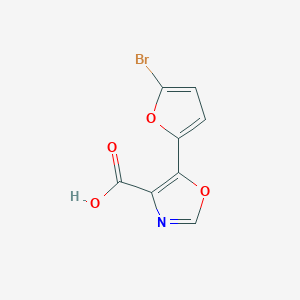 5-(5-Bromo-furan-2-yl)-oxazole-4-carboxylic acid, 95%