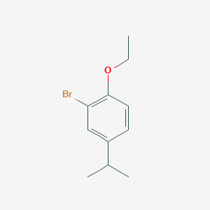 molecular formula C11H15BrO B6325173 2-Bromo-1-ethoxy-4-isopropylbenzene CAS No. 1403503-40-1