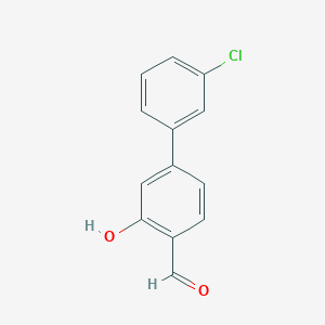 5-(3-Chlorophenyl)-2-formylphenol, 95%