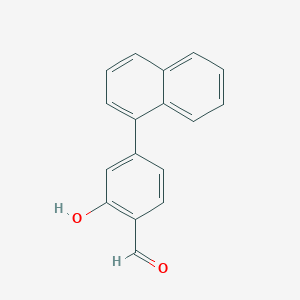 molecular formula C17H12O2 B6325217 2-Formyl-5-(naphthalen-1-yl)phenol, 95% CAS No. 343603-98-5