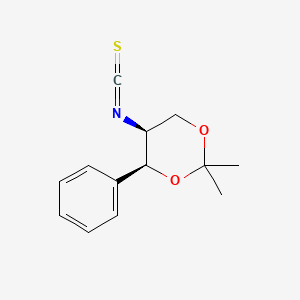 molecular formula C13H15NO2S B6325270 (4S,5S)-5-Isothiocyanato-2,2-dimethyl-4-phenyl-1,3-dioxane CAS No. 144977-92-4