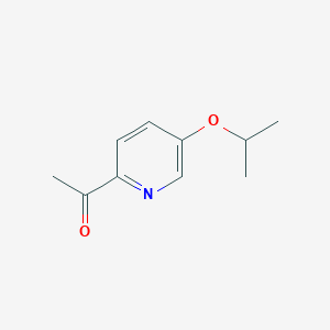 molecular formula C10H13NO2 B6325300 1-(5-异丙氧基吡啶-2-基)乙酮 CAS No. 1198166-03-8