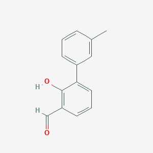 molecular formula C14H12O2 B6325329 2-Formyl-6-(3-methylphenyl)phenol, 95% CAS No. 1261907-06-5