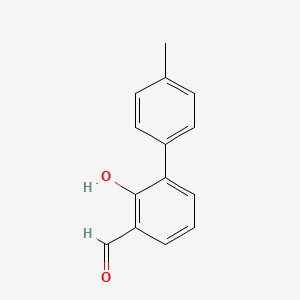 molecular formula C14H12O2 B6325349 2-Formyl-6-(4-methylphenyl)phenol, 95% CAS No. 343603-84-9