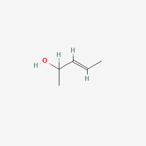 molecular formula C5H10O B6325372 Methyl 1-propenyl carbinol, ca. 91% trans, 96% CAS No. 3899-34-1