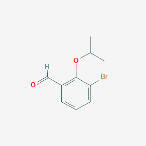 3-Bromo-2-(propan-2-yloxy)benzaldehyde